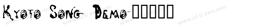 Kyoto Song Demo字体转换